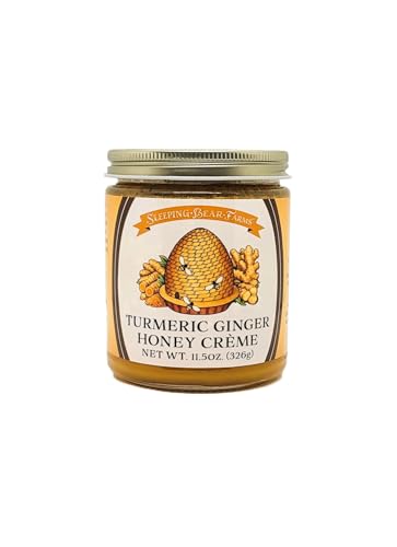 Turmeric Ginger Honey Creme - 11.5 oz. - Sleeping Bear Farms