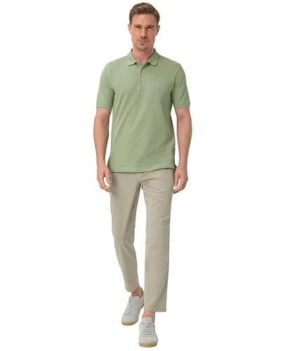 BRAX - Herren Poloshirt, Style Pete (21-4508), Größe:4XL, Farbe:Avocado (37) 5