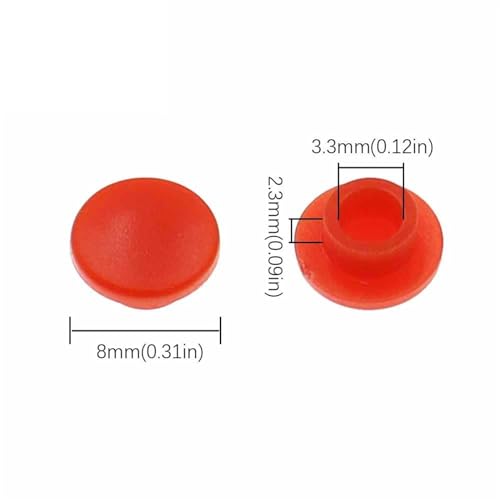 Capuchon bouton poussoir tactile 8mm : Idéal pour micro-interrupteur 6x6 - 6