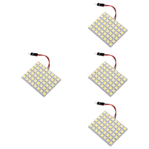 ABOOFAN 4pcs Car Interior Ceiling Light 48-led Reading Light Panel Easy Install Led Car for Truck/trailer/boat