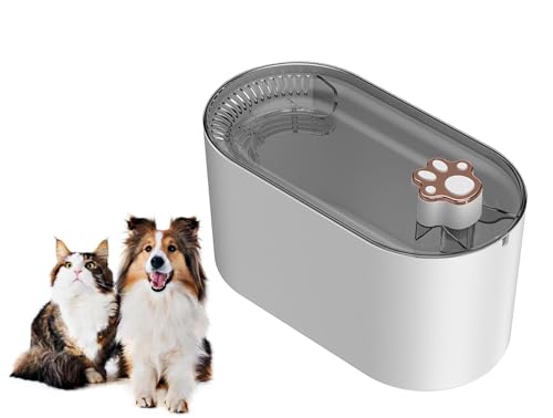 Fuente de agua automática para gatos de 3L blanco