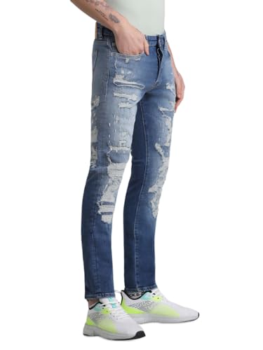 Image of Jack & Jones Men's Slim Fit Jeans | Low Rise | Jeans for Men