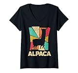Photo Gallery donna alpacas mammiferi llamas alpaca silhouette maglietta con collo a v Photo Gallery donna alpacas mammiferi llamas alpaca silhouette maglietta con collo a v