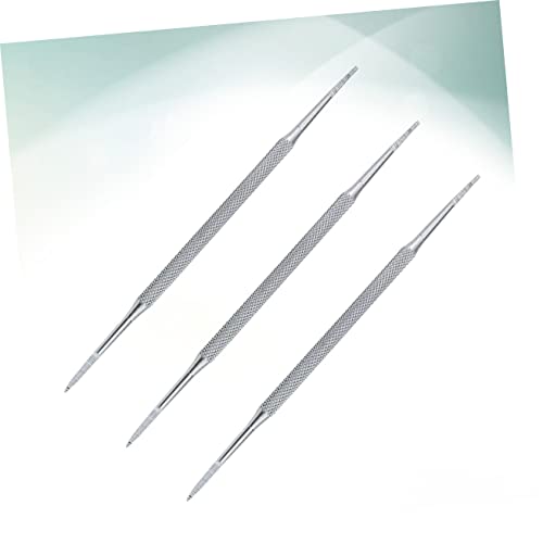 FRCOLOR 3 Pçs Prego Cutícula Colher Ferramenta Removedor De Cutícula Empurradores De Morta Kit Limpa