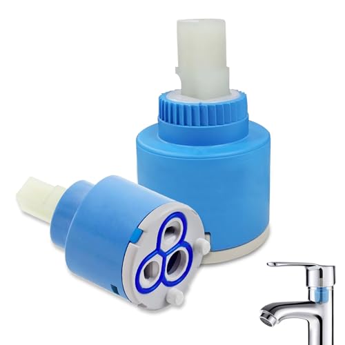 Menibeuty Cartouche de Robinet Mitigeur, Cartouche en céramique Cartouches Thermostatique, Cartouches Robinet Céramique pour Mitigeur Robinets Lavabo et Robinets de...