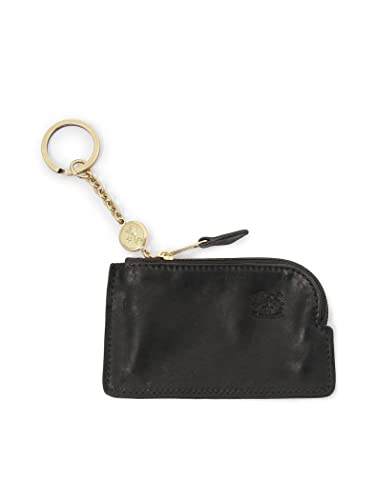 [IL BISONTE (イルビゾンテ)] コインケース 小銭入れ レザー 本革 牛革 レディース メンズ ユニセックス ブラック