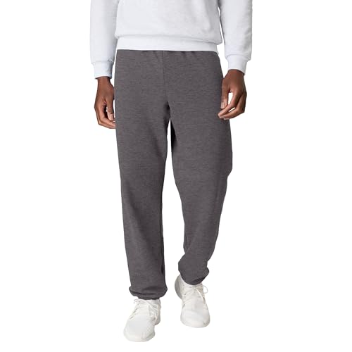 Hanes Men's Ecosmart Best Sweatpants, Athletic Lounge Pants with C"ed Cuffs