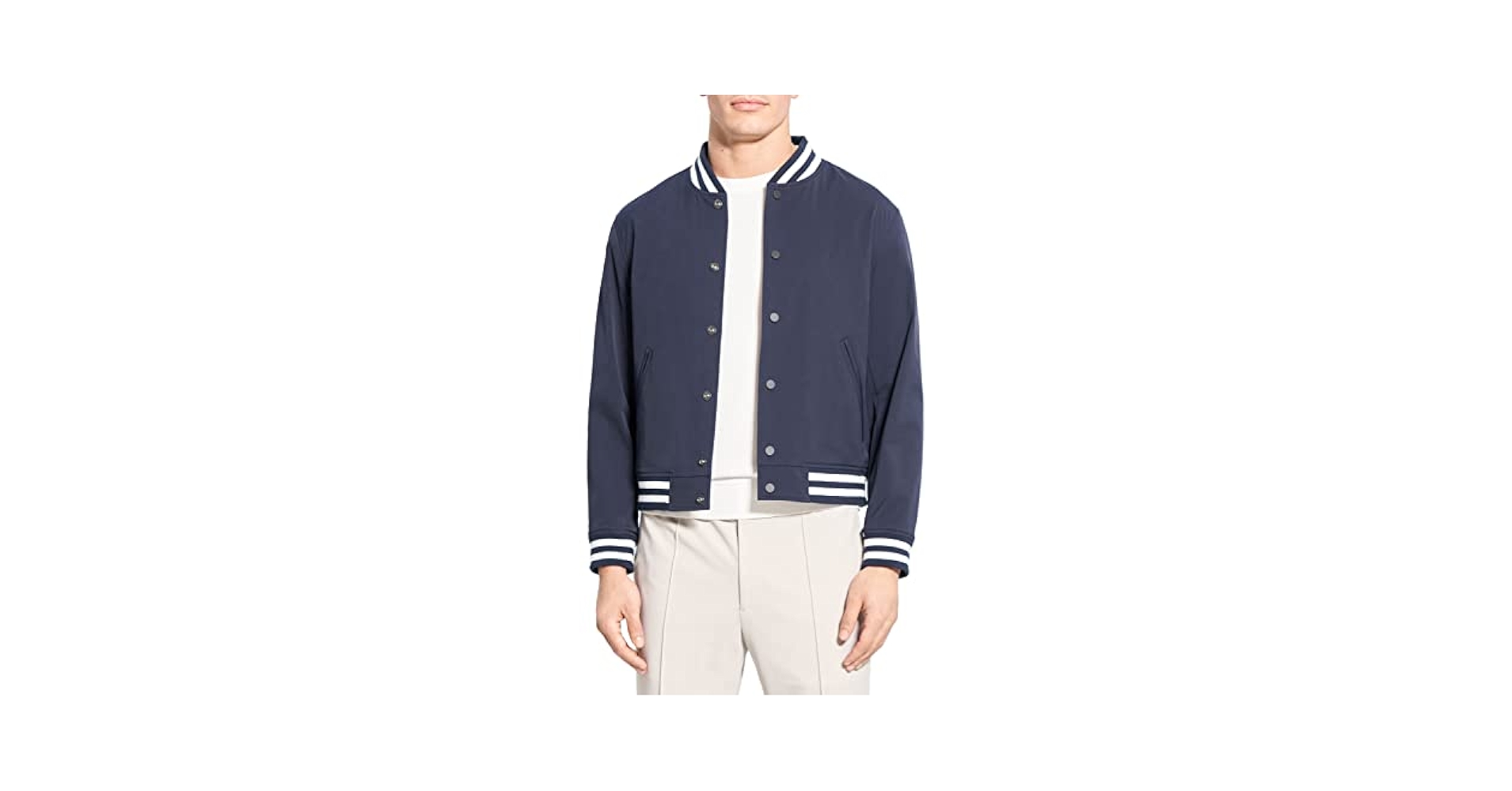 Theory　VARSITY JKT SLEEK SAXONY Theory VARSITY JKT SLEEK SAXONY Theory Men's Varsity Jacket