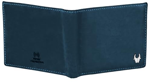 Image of WildHorn Genuine Leather Wallet for Men | Slim Bifold Wallet with RFID Blocking | Multiple Card Slots & Coin Pocket | Premium Leather Mens Wallet