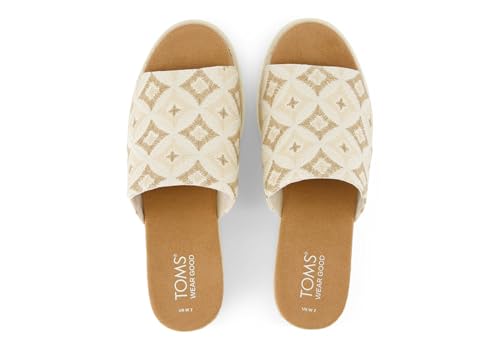 Espadrilles mules TOMS Margot beige évite les douleurs d'été