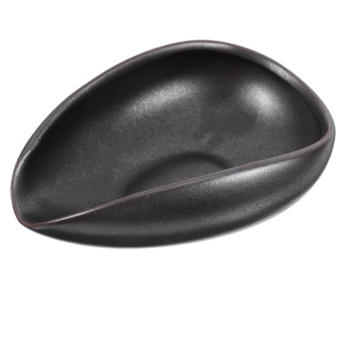 Piatto per chicchi di caffè in ceramica: questo versatile vassoio in ceramica è progettato per molteplici scopi, tra cui misurare i chicchi di caffè, contenere la polvere di caffè e conservare le foglie di tè, rendendolo un'aggiunta multifunzionale alla tua cucina, vassoio per chicchi di caffè per uso quotidiano