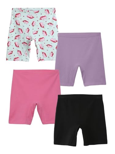 Image of mackly Girls Inner Shorts (Pack of 2) | 2-in-1 Seamless Panty Shorts with Gusset | Soft Breathable Base Layer for Dresses, Skirts