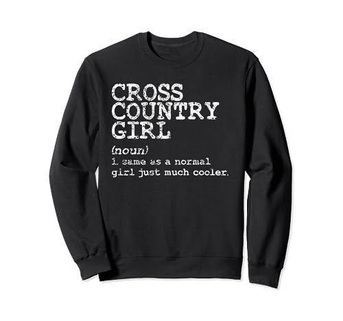 Cross Country Girl Definition Funny Running Sport Track Regalo Sudadera