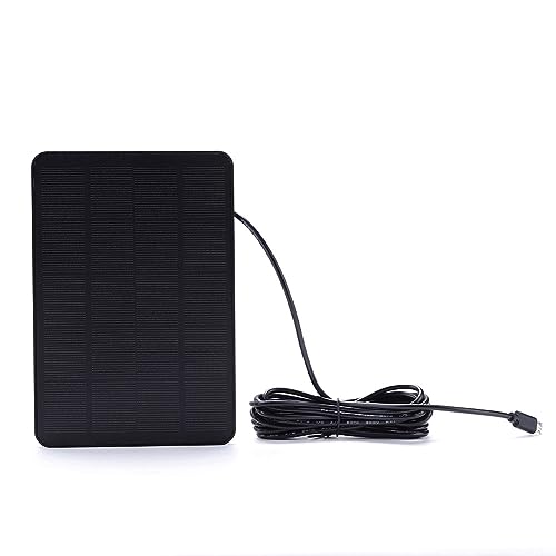 Panel solar Hundnsney para mantener tu cámara de seguridad CCTV siempre cargada por USB 4