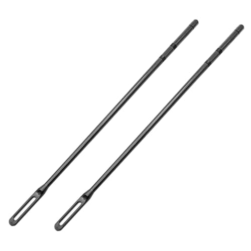 JEWEDECO Flute Clean Stick Flute Accessories 2pcs Flute Cleaning Tools Silk Swab for Flute Plastic Rod