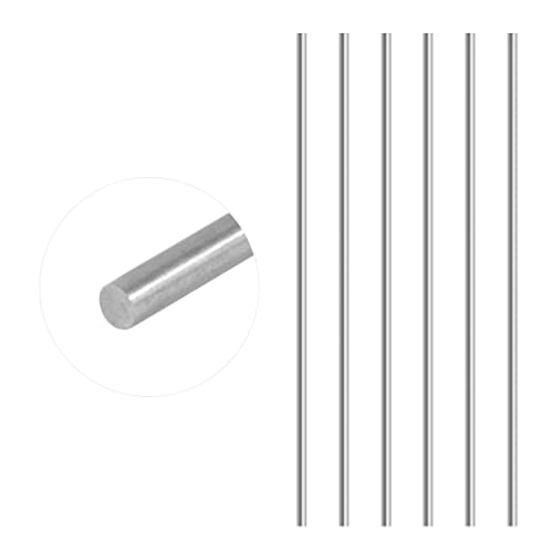 Glarks Barra de torno redonda de aluminio sólido surtido para bricolaje herramienta de manualidades