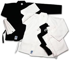 PROFORCE Karate Uniform Ultra-Lightweight (5 Ounce) 55% Cotton Black - Size 4