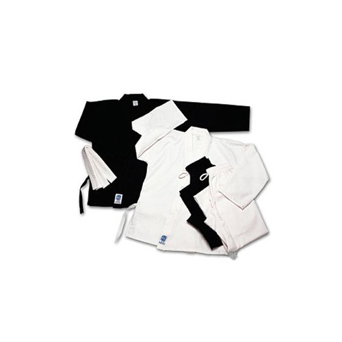 Proforce Karate Uniform Ultra-Lightweight (5 Ounce) 55% Cotton Black - Size 4 #TOP3