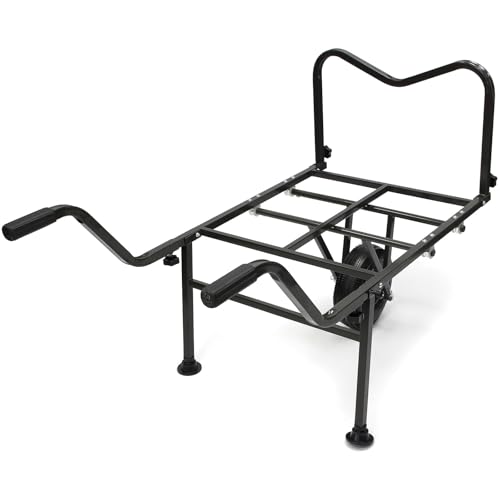 Carp Fishing Barrow Single Wheel Trolley Steel Frame 58cm Wide Ideal For Camping And Anglers