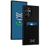 TORU MX PRO for Galaxy S22 Ultra Magnetic Wallet Case with Removable Credit Card Holder – Magsafe Compatible, Scratch Resistant Minimalist Wallet Case – Premium All Around Protection - Black