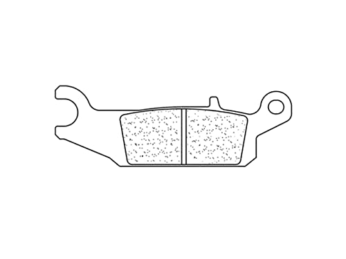 Plaquettes de frein CL BRAKES Quad métal fritté 1192ATV1 pour tout-terrain