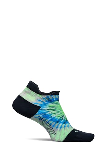 Image of Feetures Elite Light Cushion No Show Tab Sock Wave