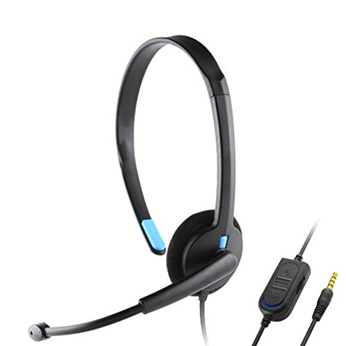 Hotaluyt Reemplazo para Playstation 4 PS4 X-One sobre-Oído Auricular Atado con Alambre Auriculares Gaming Headset PC Juego del Videojugador