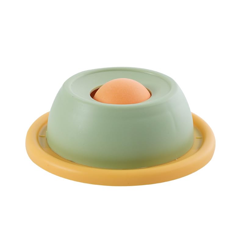 Slow Feeder Interactive Toy for Dogs & Cats Cat Lick Bowl, Relieve anxiety and mental stimulation Wet Food Lick Bowl with Slip-prevention Mat, Cat Licks Feeding Bowl with Rotating Ball