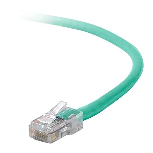 Belkin A3L791-01-GRN-S 1-Foot CAT5e Snagless Patch Cable (Green)