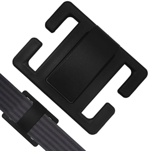 Correa – Ajustador – Cinturón de seguridad para coche – Clip – Fijación – Ayuda de posicionamiento de conducción | Soporte de cinturón de seguridad ajustable para viajes por carretera, vehículos
