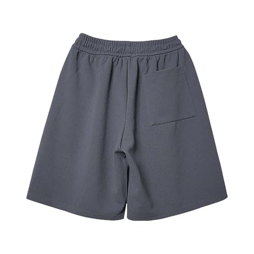 Mens Pajama Shorts Knit Sleep Lounge Short Pants Quick Dry Soft Comfy Lightweight Loose Fleece Pj Bottoms Shorts3