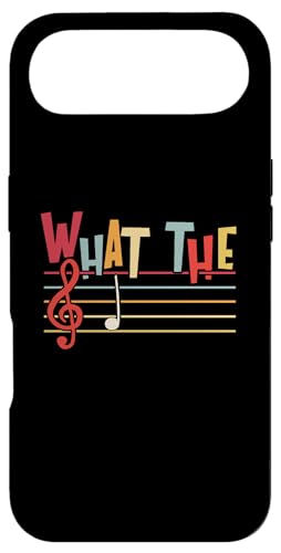 What The F Funny Clef Note Music Humor Musician Gift �X�}�z�P�[�X iPhone Air �p