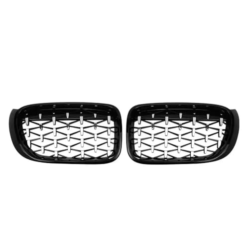Calandres avant brillantes style double ligne pour remplacer la calandre supérieure ternie