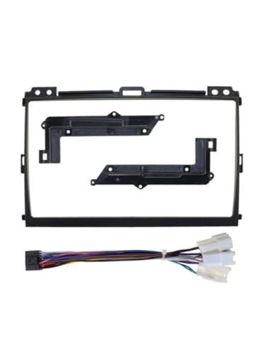 Cadre façade autoradio Toyota Land Cruiser Prado 120 pour remplacer l'écran