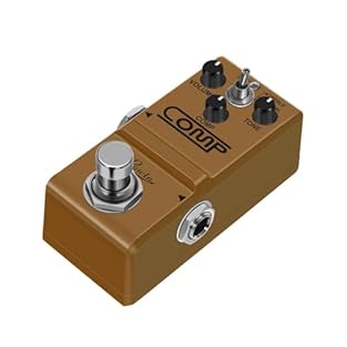 【Classic Studio Grade Compressors】Based on studio grade compressors, this guitar effect pedal ensures professional production and delivers sound. 【Smooth and Sustained Sound】The pedal produces a smooth and sustained sound, perfect for creating rich t...