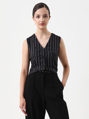 Image of RAREISM Fitted Striped TOP
