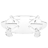 Eawfgtuw Acryl-Ständer für Sonos Move Lautsprecher, platzsparende Desktop-Halterung mit rutschfestem Design, kompatibel mit Sonos Move, Schwarz/Transparent (transparent)