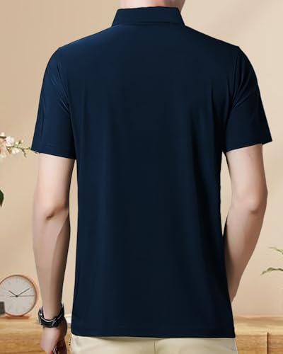 Image of Noble Monk Men's Regular Fit Polo T Shirt |Half Sleeves |Collar Tshirts | Casual T-Shirt for Men