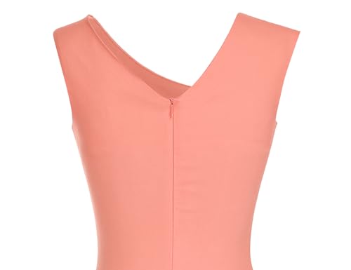 Image of MUXXN Women's Retro 1950s Style Sleeveless Slim Business Pencil Dress