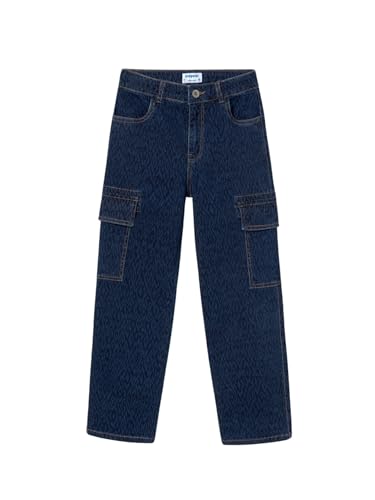 Mayoral Cargo Denim Trousers for Girls Medium