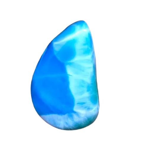 Larimar naturel cabochon 26x15x6mm pour création bijoux DIY