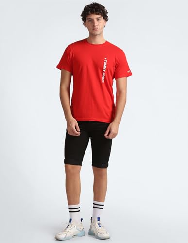 Image of Tommy Hilfiger Men's Solid Regular Fit T-Shirt