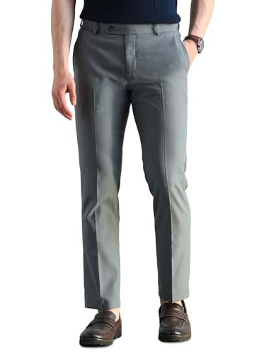 Image of Arrow Structured Tapered Fit Trouser