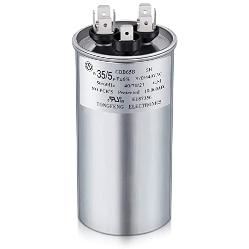 Frienda 35/5 µF Dual Run AC Capacitor 370/440V