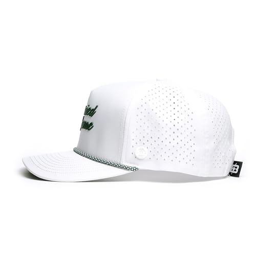 Image of BRIMZ Golf Performance Hat - Tee Holder & Magnetic Brim - Breathable Sweat & Water Resistant Golfing Snapback Cap