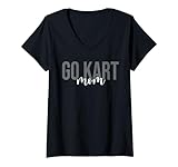 Photo Gallery donna go kart mom racing femminile go kart racer go kart maglietta con collo a v Photo Gallery donna go kart mom racing femminile go kart racer go kart maglietta con collo a v