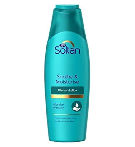 Lotion après-soleil apaisante Soltan hydratante en format généreux de 400 ml