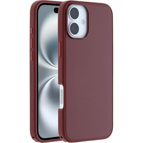 Image of OtterBox iPhone 16 Plus Symmetry Series Case - Brick Red - Ultra-Thin, Sleek iPhone Case, MagSafe Compatible, Best Aesthetic iPhone Cases