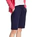 Hanes Women's French Terry Bermuda Short, Navy, Large