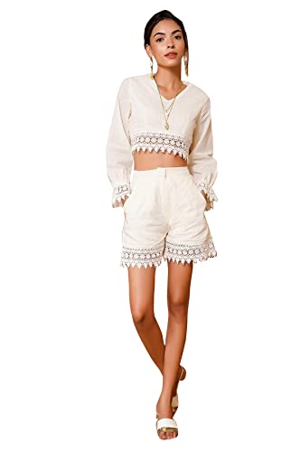 Image of Two Piece Dress for Women Long Sleeves Women's V-Neck Top and Shorts